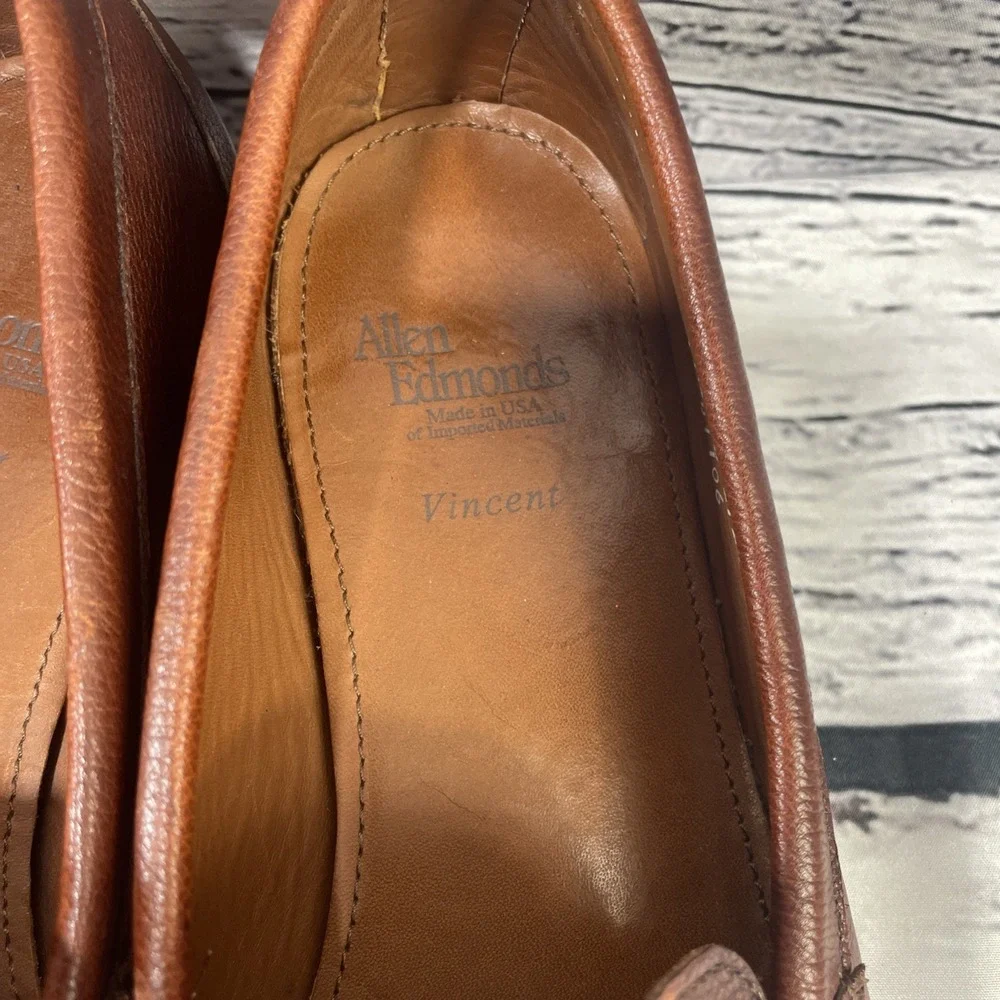 Allen‎ Edmonds Vincent Penny Loafer Dress Shoe Leather 11.5 D Made In USA